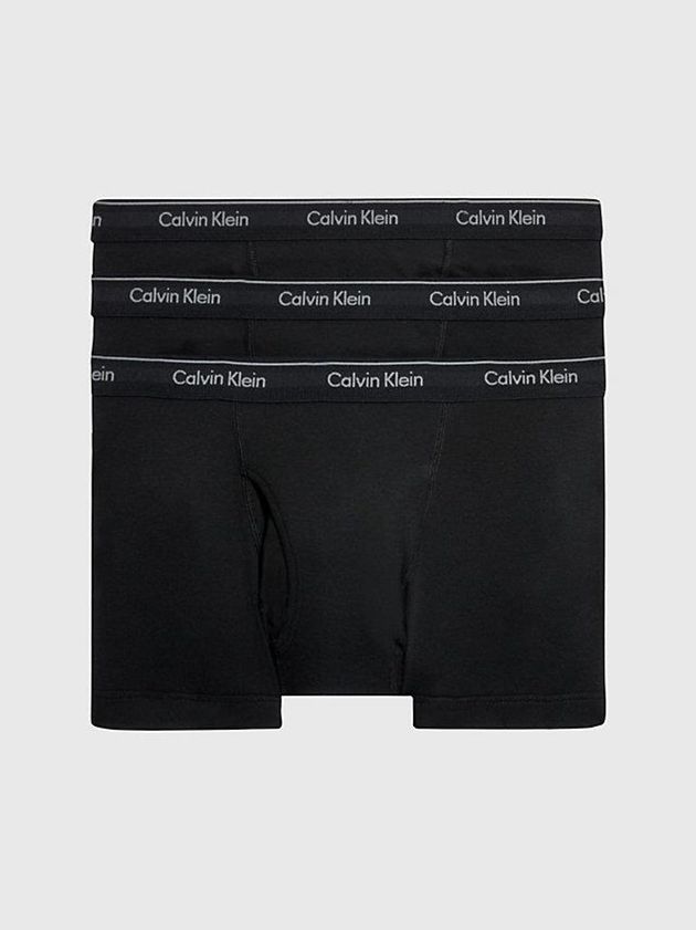 Calvin Klein USA 3 Pack - Cotton Classics Mens Trunks Black 0623198-JK